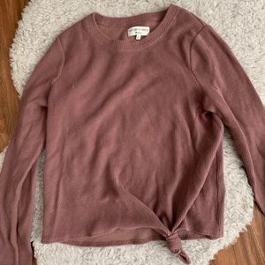 Madewell - long sleeve ribbed shirt